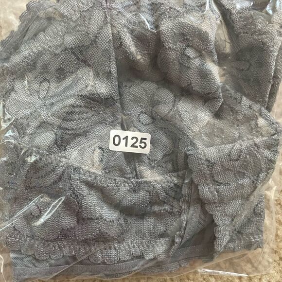 Free People Galloon Lace Racerback In Grey XS - Picture 6 of 6